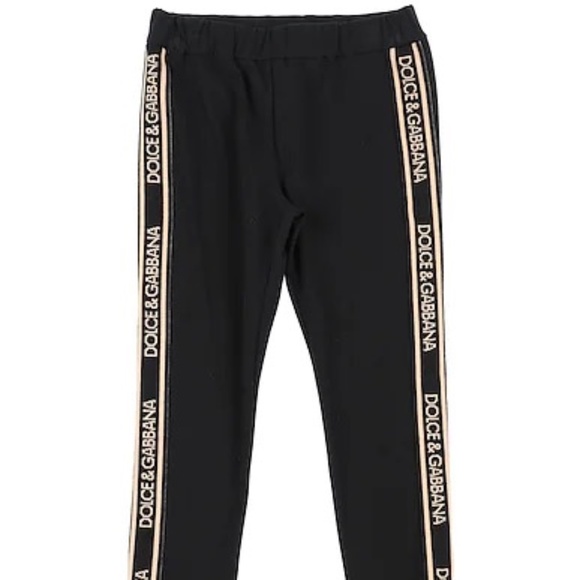 Dolce & Gabbana Leggings, Black and Gold, Girl's 5 - Picture 1 of 11